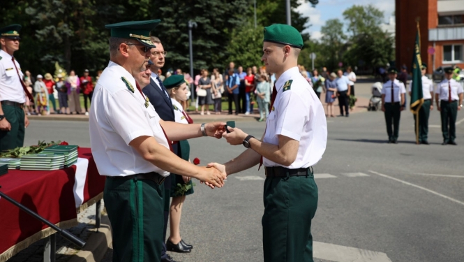 FOTO: Robežsargi izlaidumā