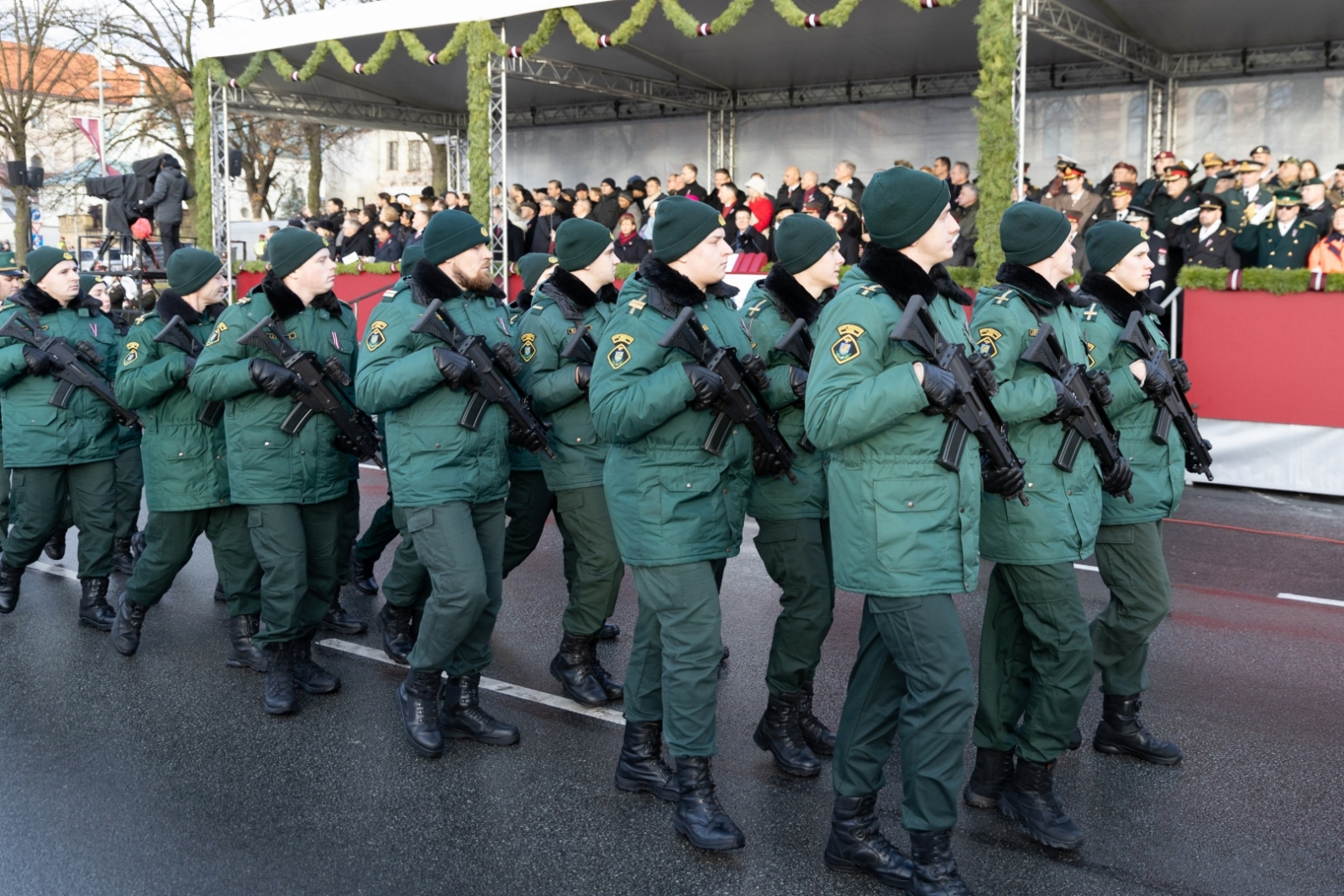 FOTO: VRS dalība militārajā parādē