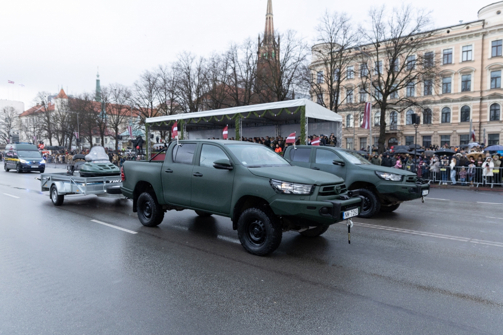 FOTO: VRS dalība militārajā parādē