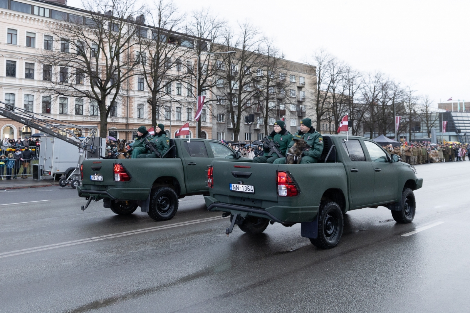 FOTO: VRS dalība militārajā parādē