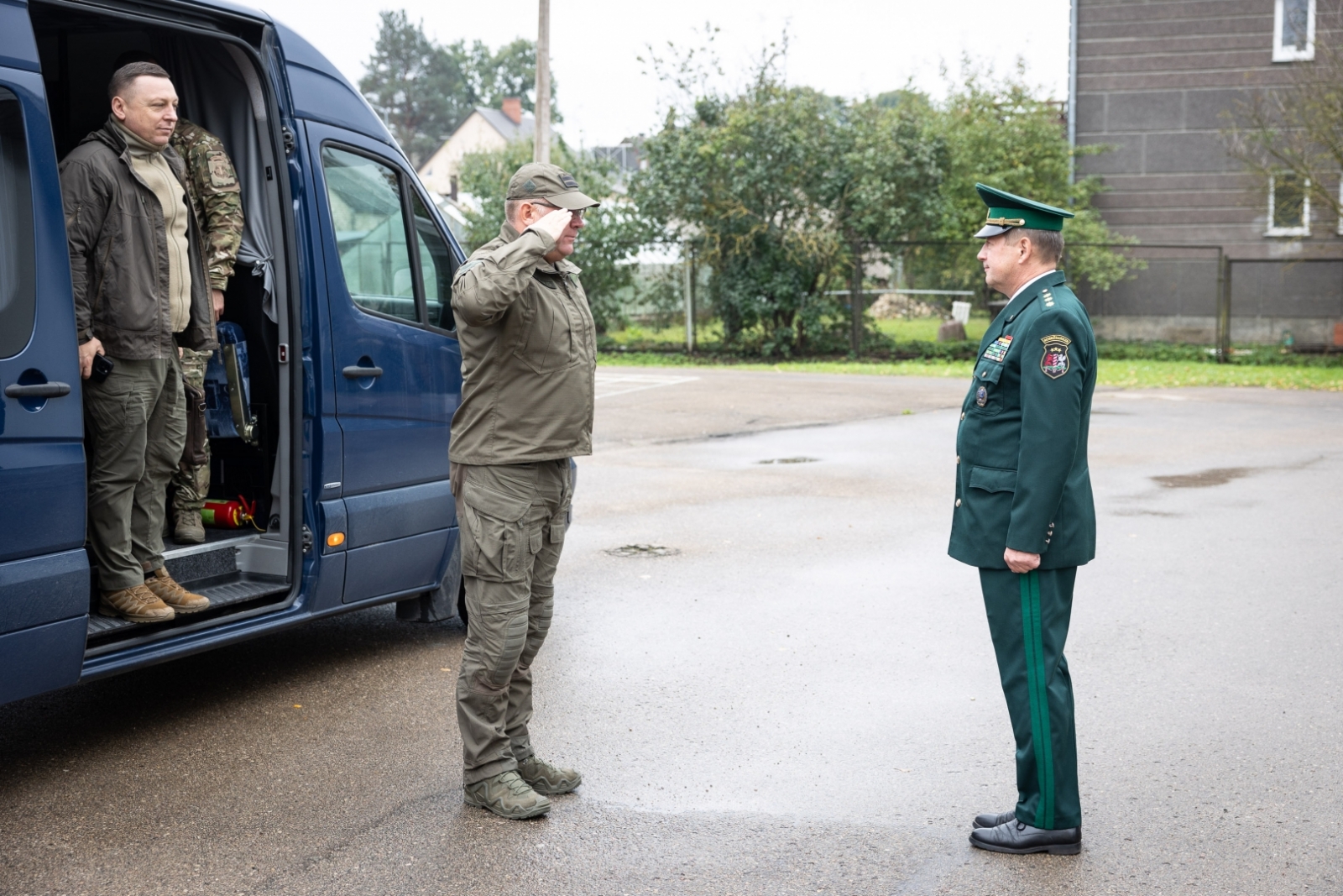 FOTO: Ukrainas Valsts Robežsardzes Dienesta priekšnieka vietnieki apmeklē VRS un VRK 