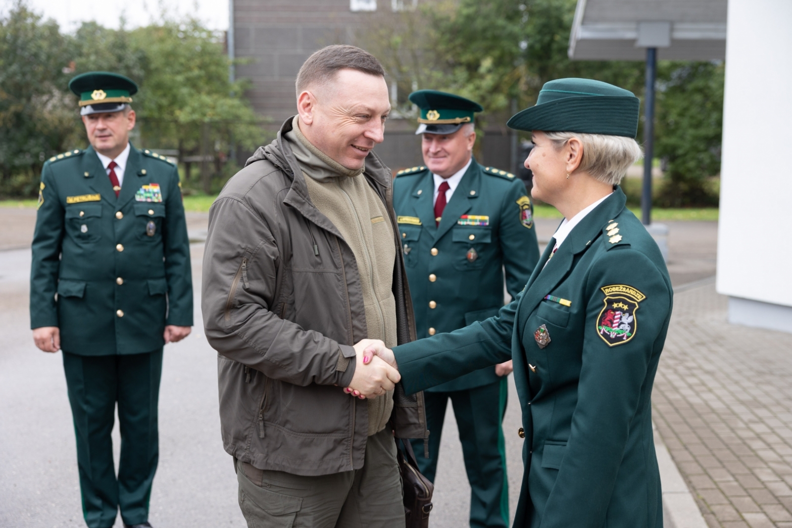 FOTO: Ukrainas Valsts Robežsardzes Dienesta priekšnieka vietnieki apmeklē VRS un VRK 