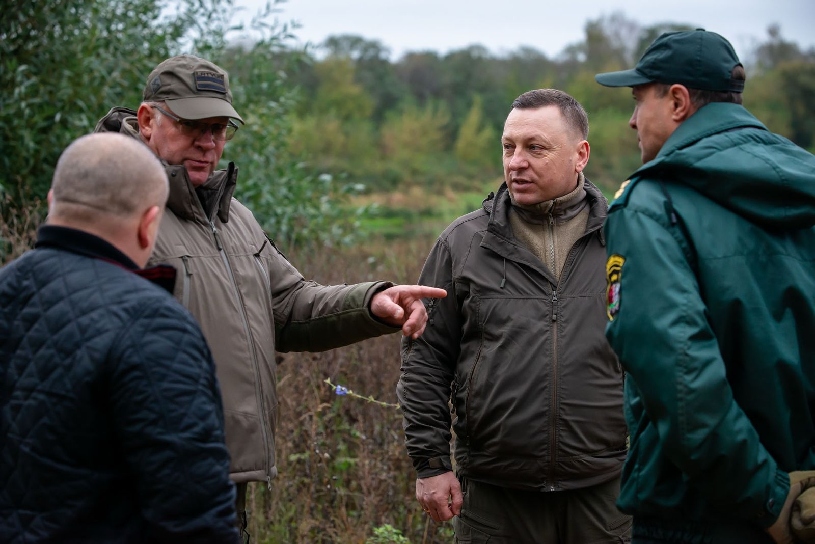 FOTO: Ukrainas Valsts Robežsardzes Dienesta priekšnieka vietnieki apmeklē VRS un VRK 